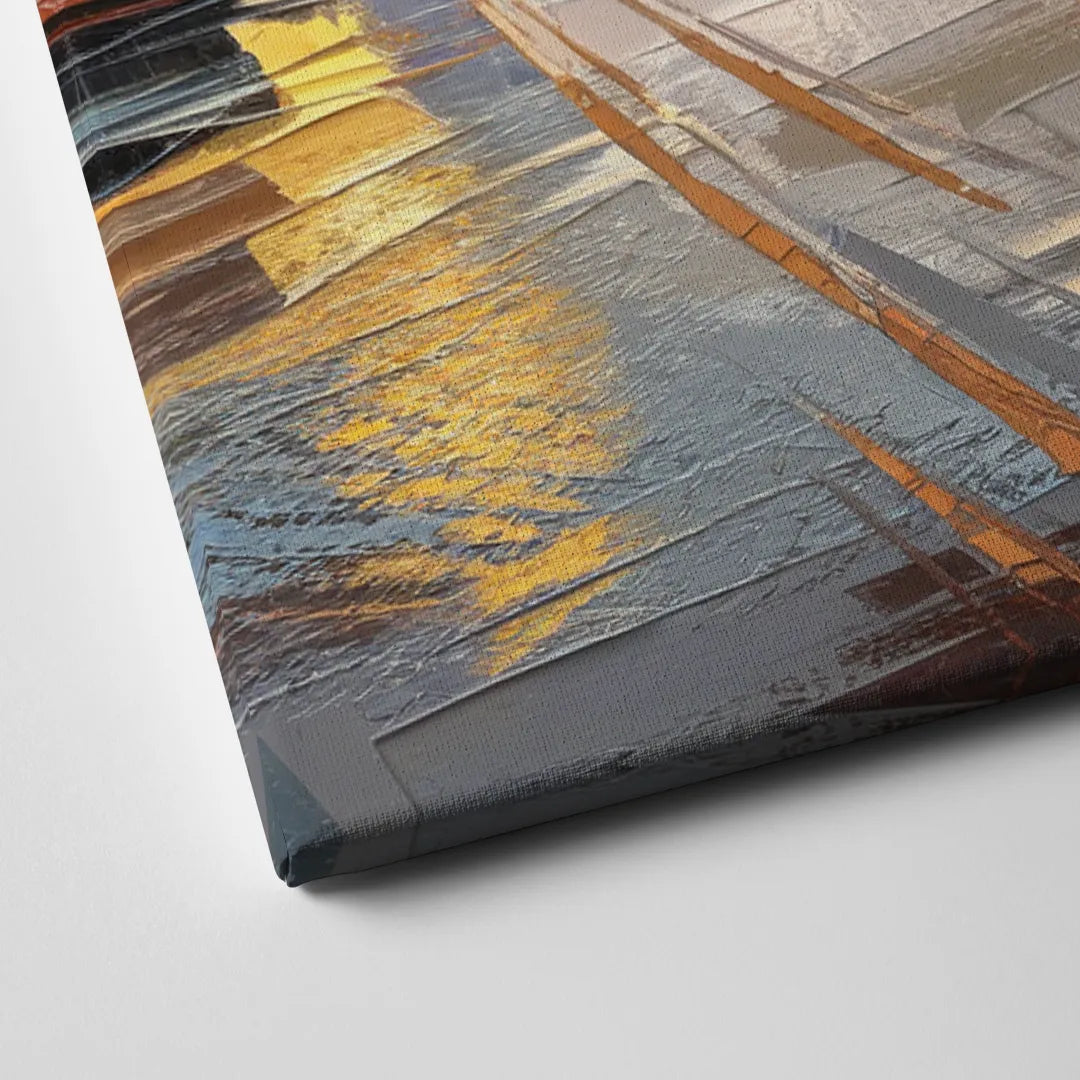 Anchorage Downtown Streets Canvas Close Up