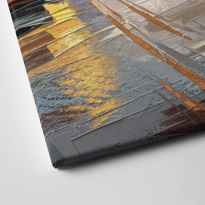 Anchorage Downtown Streets Canvas Close Up