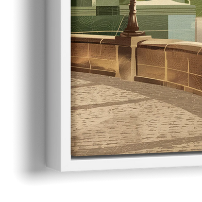 Arlington Historic Landmarks - Close-Up White Frame Canvas