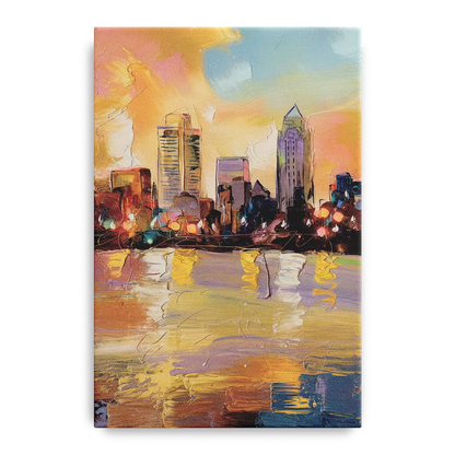 Franklin Skyline View - Canvas Wall Art