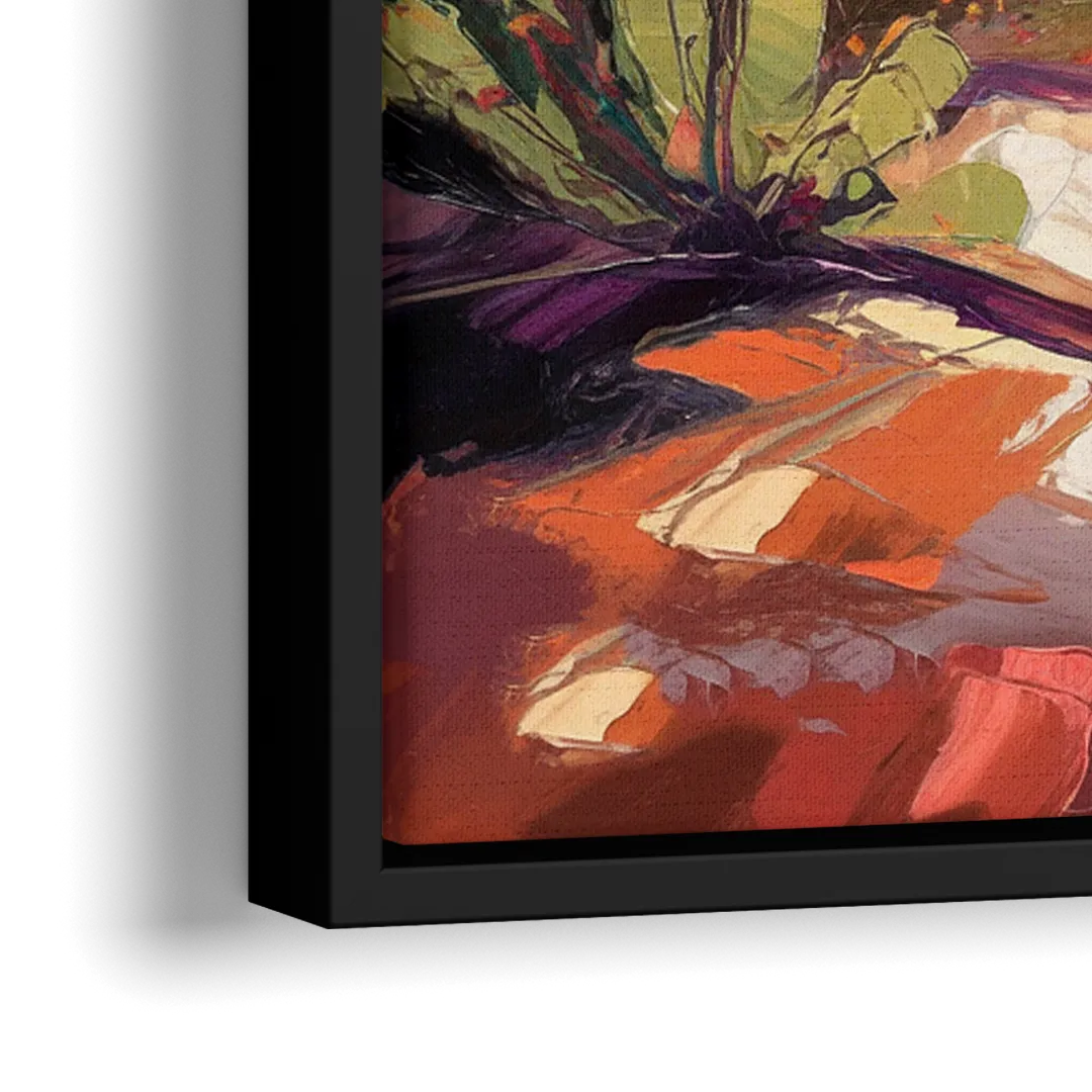 El Paso Borderland Beauty - Close-Up Black Frame Canvas