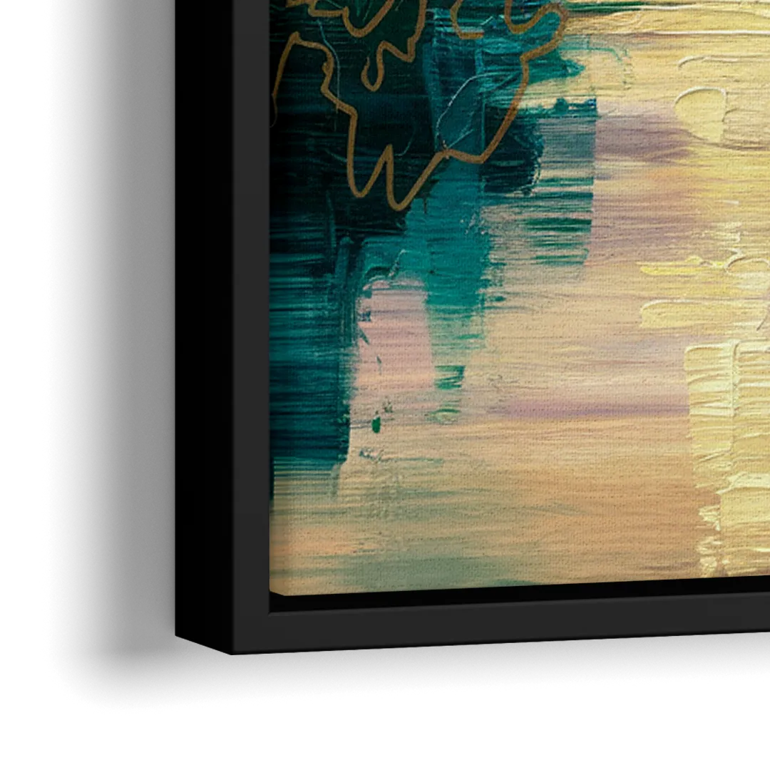 Austin Westlake Hills View - Close-Up Black Frame Canvas