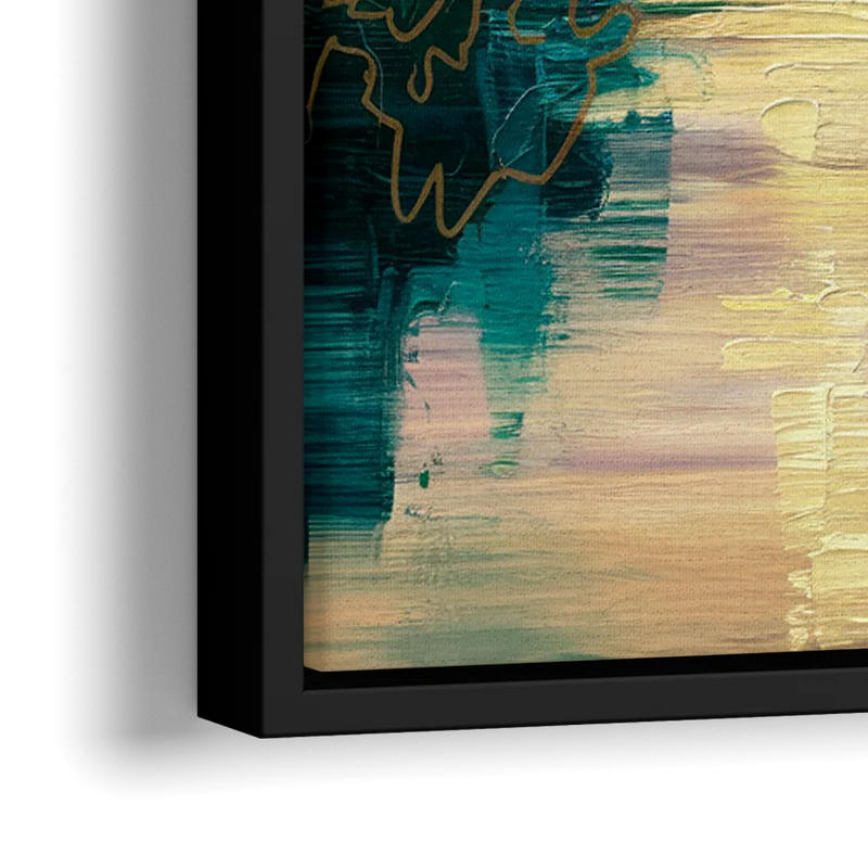 Austin Westlake Hills View - Close-Up Black Frame Canvas