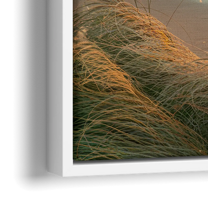 Sitka Tranquil Shores - Close-Up White Frame Canvas