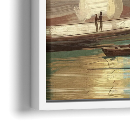 Glendale Urban Serenity - Close-Up White Frame Canvas