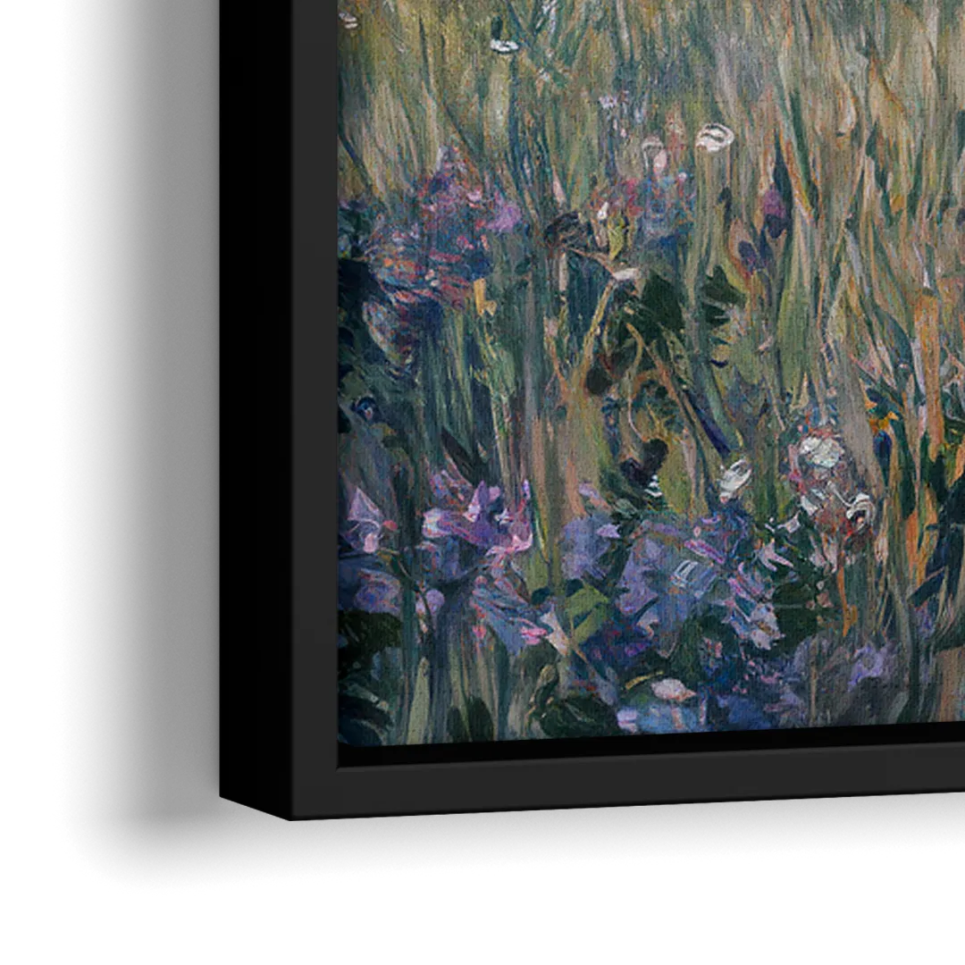 Bozeman Bridger Range - Close-Up Black Frame Canvas