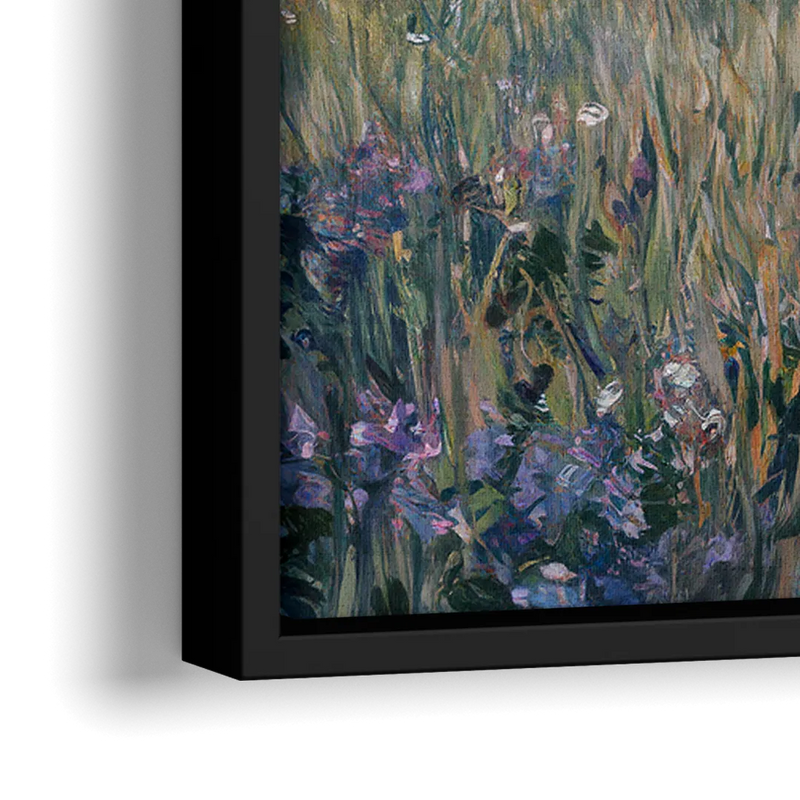 Bozeman Bridger Range - Close-Up Black Frame Canvas