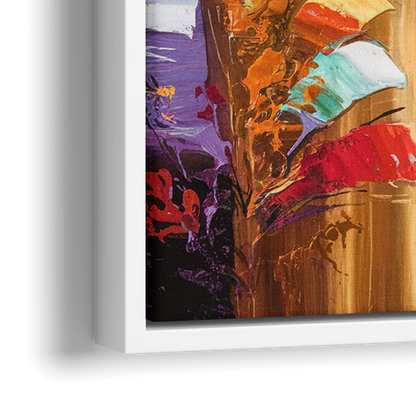 Grand Rapids Artistic City Vibes - Close-Up White Frame Canvas