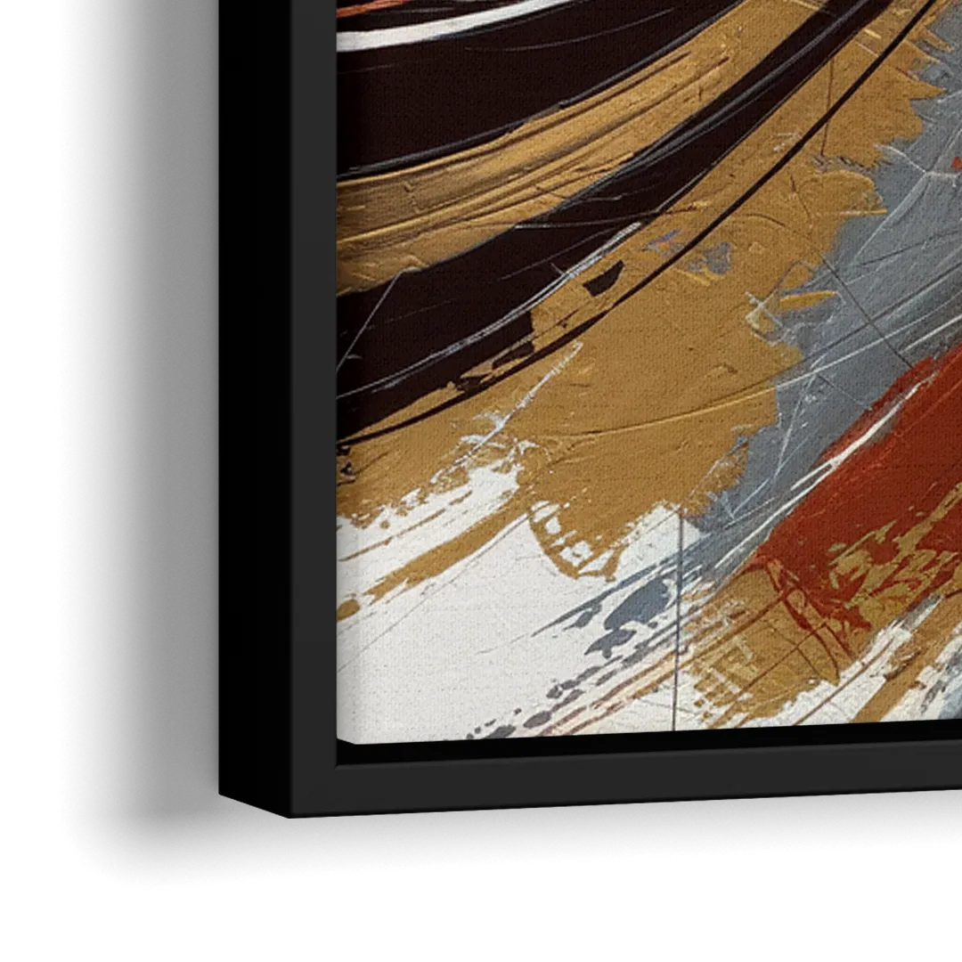 Anaheim Ducks Legacy - Close-Up Black Frame Canvas