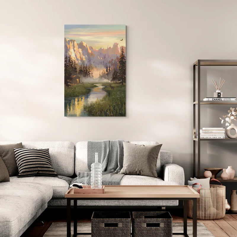 Boise Scenic Outdoors - Canvas Wall Art Living Room