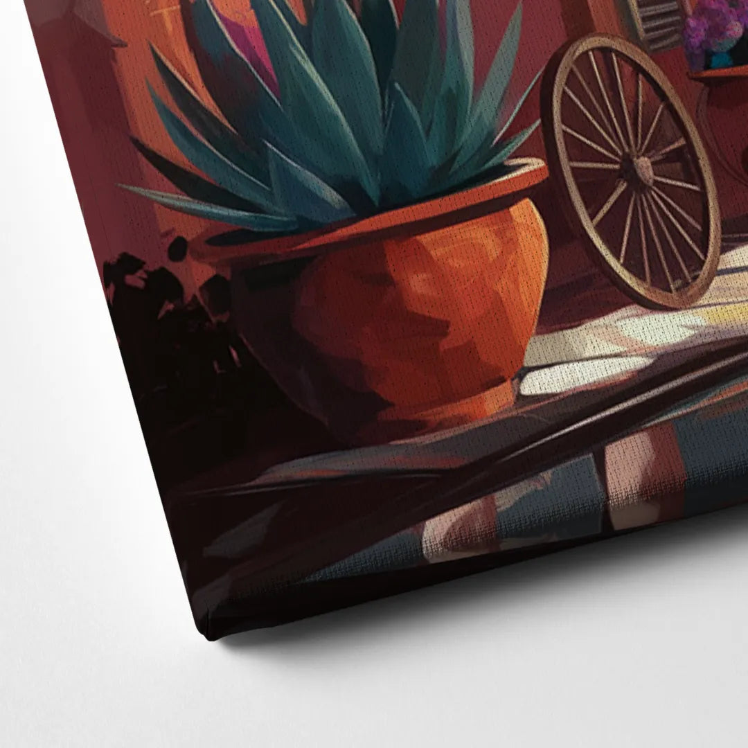 Scottsdale Old Town Charm Canvas Close Up