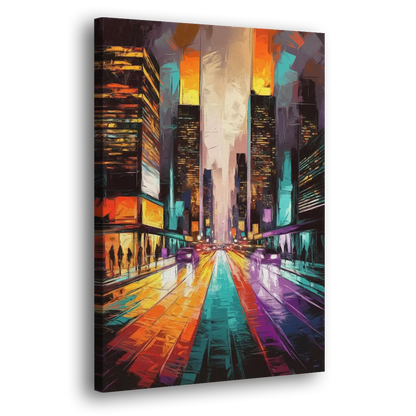 Joseph City Lights - Canvas Print Art Sides
