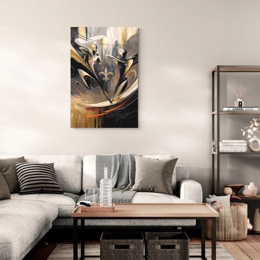 New Orleans Saints Fans Passion - Canvas Wall Art Living Room