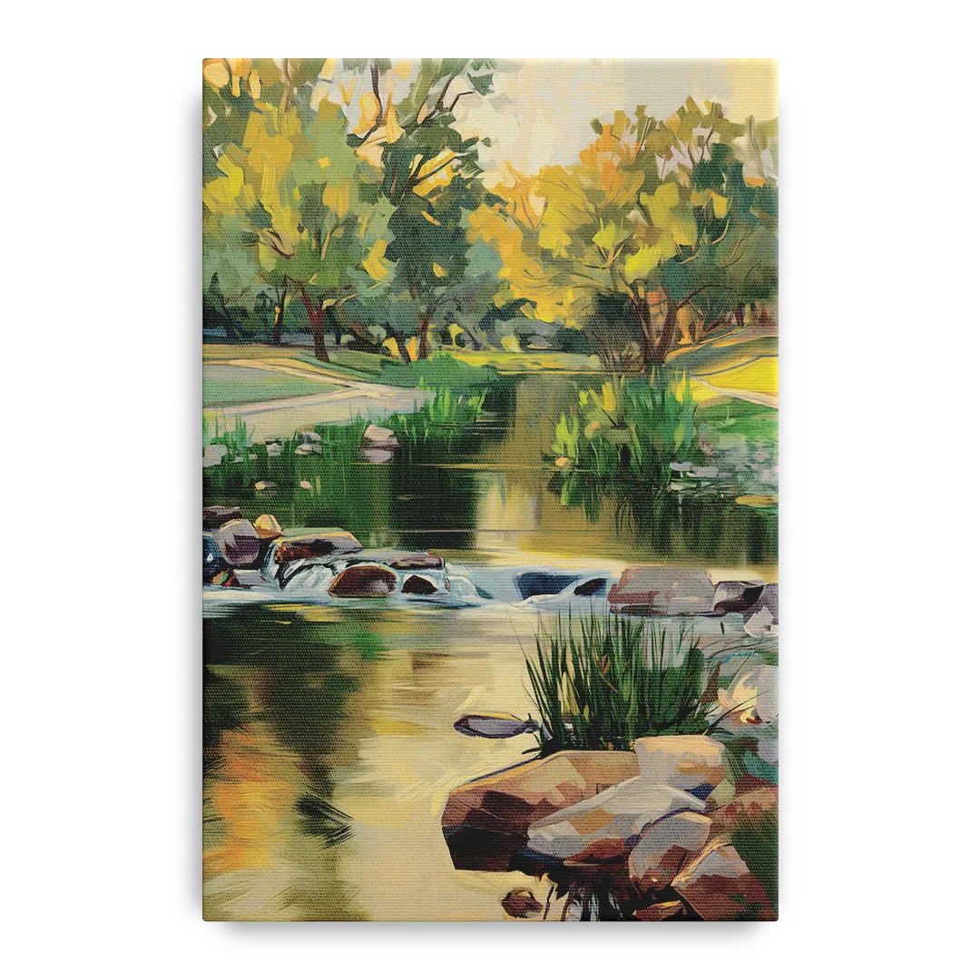 Austin Greenbelt Escape - Canvas Wall Art