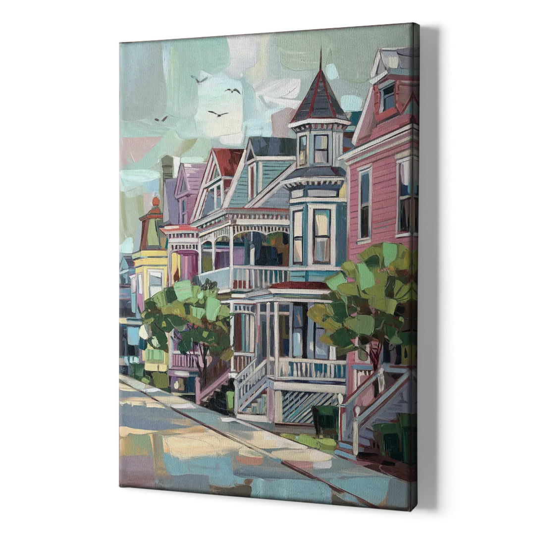 Cape May Historic District - Canvas Print Art Sides
