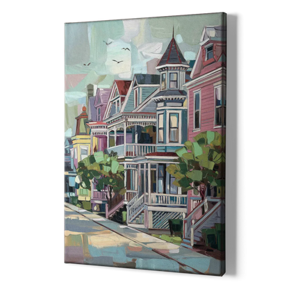 Cape May Historic District - Canvas Print Art Sides