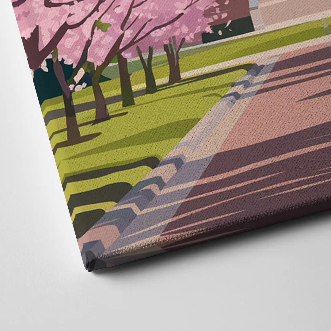 Raleigh State Capitol Canvas Close Up