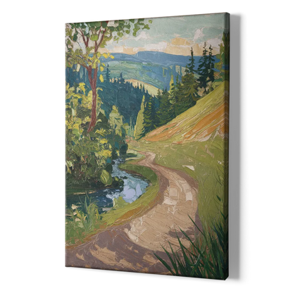 Eugene Nature Trails - Canvas Print Art Sides