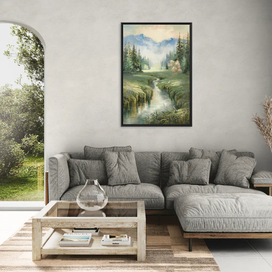 Burlington Nature Escapes - Living Room Black Frame Canvas