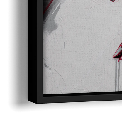 Little Rock Razorbacks Tribute - Close-Up Black Frame Canvas