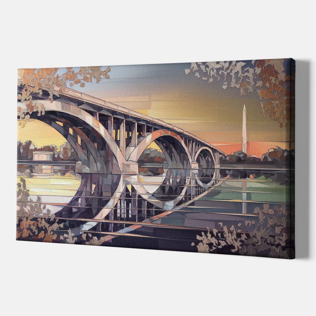 Arlington Memorial Bridge - Canvas Wall Art Indoor