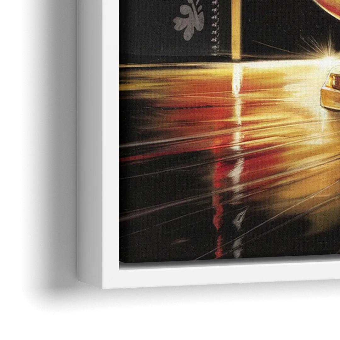 Omaha Cornhusker Spirit - Close-Up White Frame Canvas