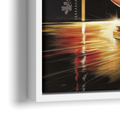 Omaha Cornhusker Spirit - Close-Up White Frame Canvas