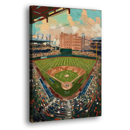 Camden Yards Orioles Tribute - Canvas Print Art Sides