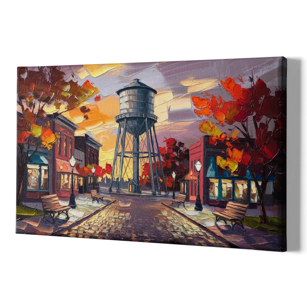 Plano Local Landmarks - Canvas Print Art Sides