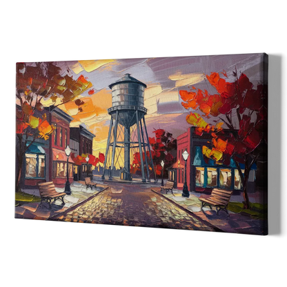 Plano Local Landmarks - Canvas Print Art Sides