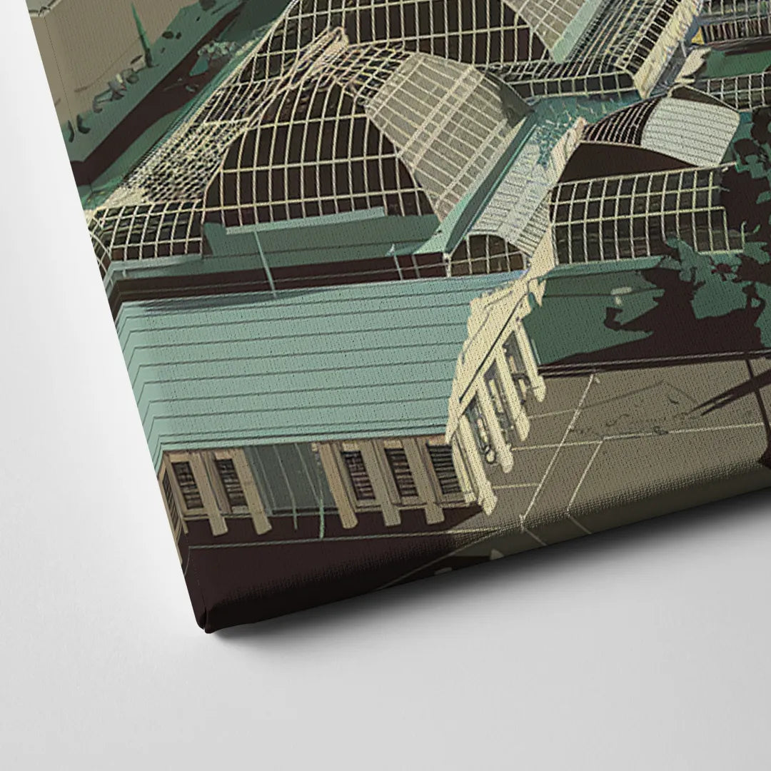 Tacoma Historic Landmarks Canvas Close Up