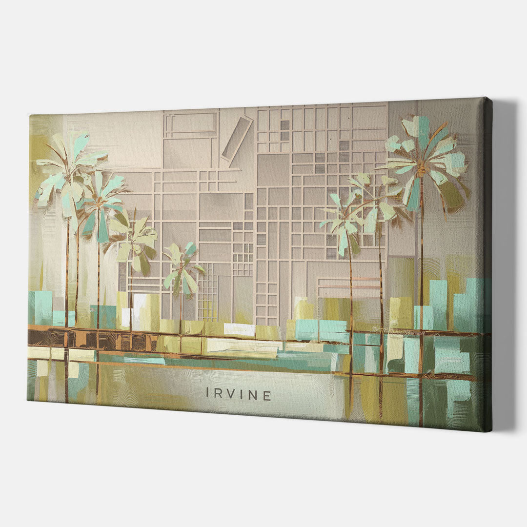 Irvine Urban Landscape - Canvas Wall Art Indoor