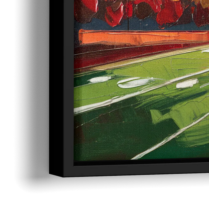 Lubbock Classic Red Raiders - Close-Up Black Frame Canvas