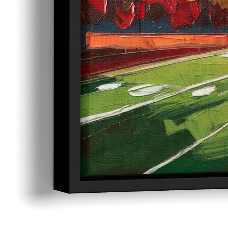 Lubbock Classic Red Raiders - Close-Up Black Frame Canvas