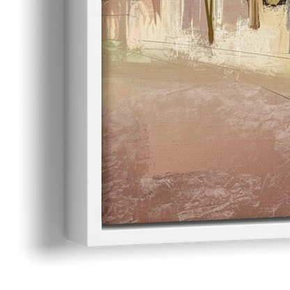 Marietta Historic Downtown - Close-Up White Frame Canvas