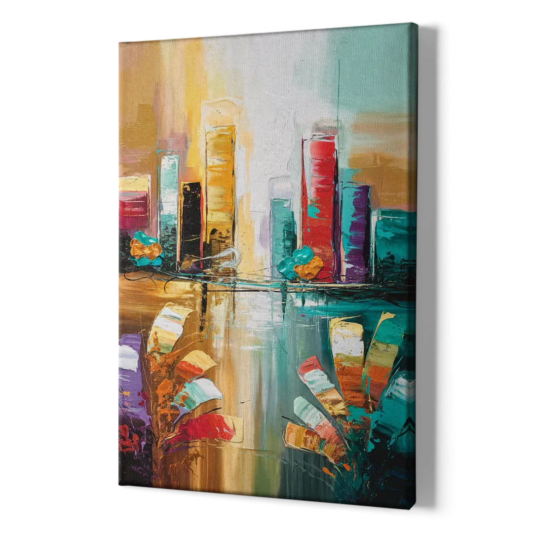 Grand Rapids Artistic City Vibes - Canvas Print Art Sides