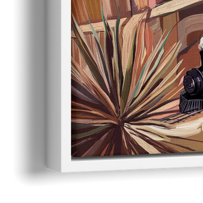 Bisbee Copper Mining Heritage - Close-Up White Frame Canvas