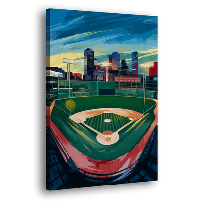 Boston Red Sox Fenway Park - Canvas Print Art Sides