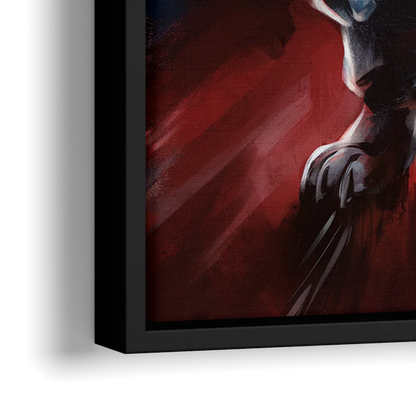 Fresno Bulldogs Legacy - Close-Up Black Frame Canvas