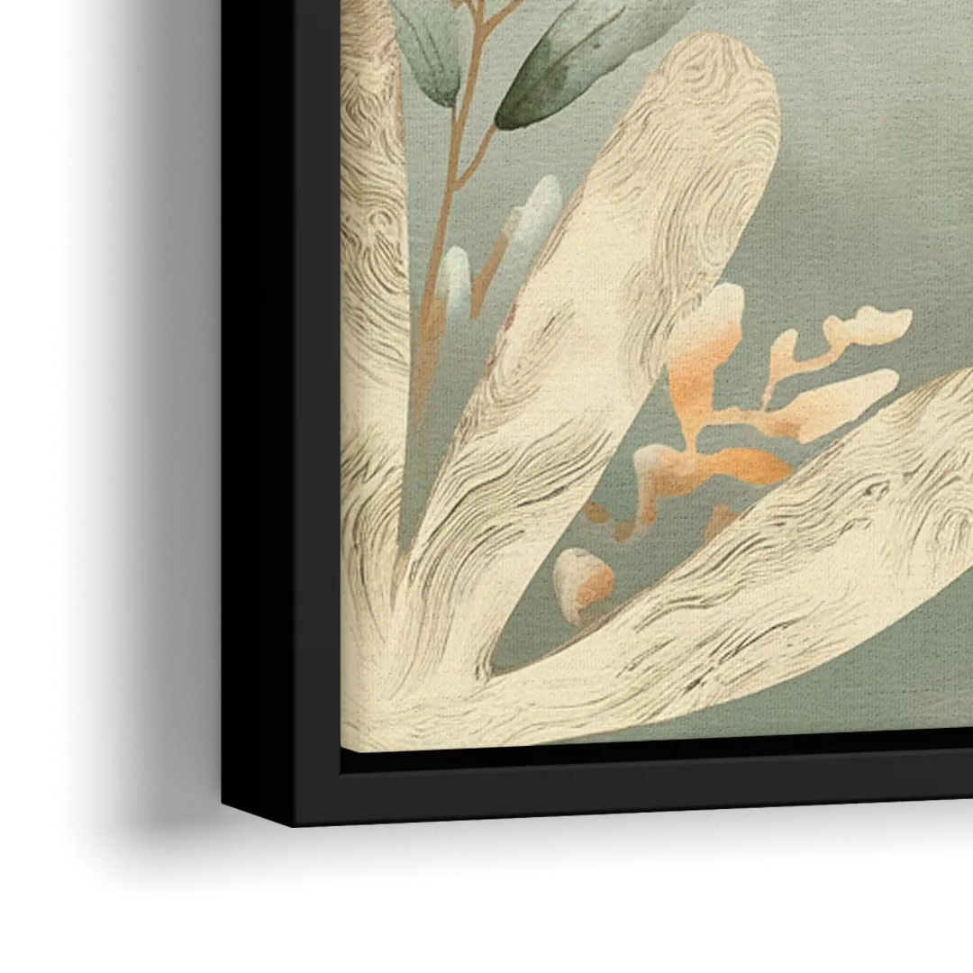 Boise Nature Escape Wilderness - Close-Up Black Frame Canvas