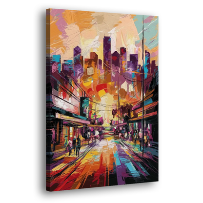 Houston Street Art Culture - Canvas Print Art Sides