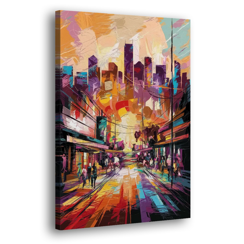 Houston Street Art Culture - Canvas Print Art Sides