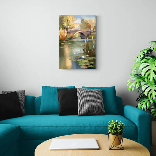 Madison Yahara River Tranquility - Canvas Wall Art Living Room