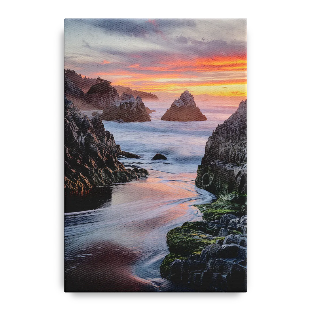 Bandon Rocky Shoreline - Canvas Wall Art