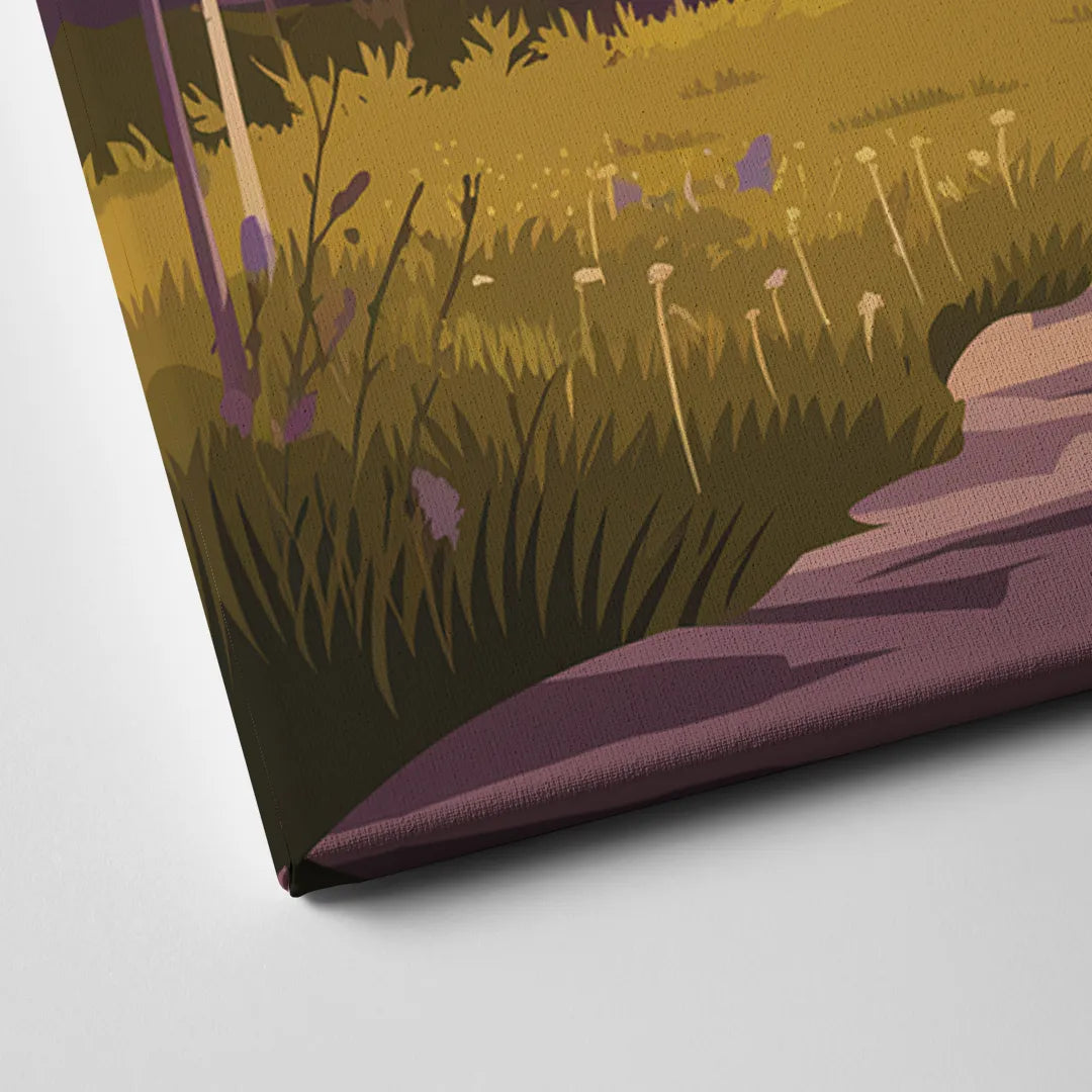 Jackson Hole Mountain Views Canvas Close Up