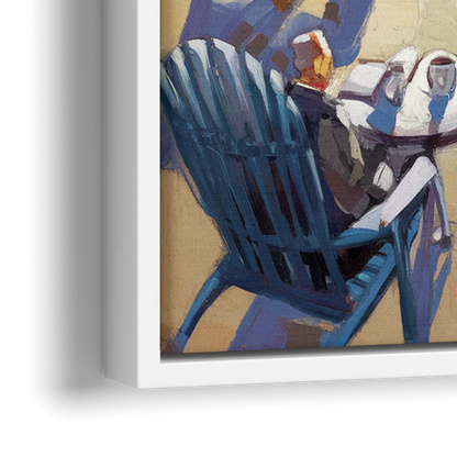 Madison Union Terrace Vibes - Close-Up White Frame Canvas