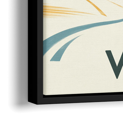 Vail Colorado Charm - Close-Up Black Frame Canvas
