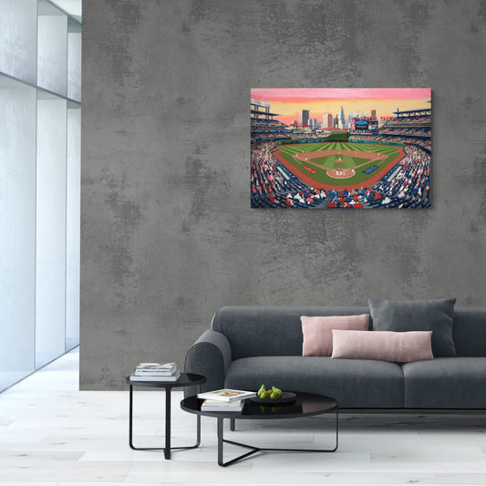 Washington Nationals Baseball - Canvas Wall Art Living Room