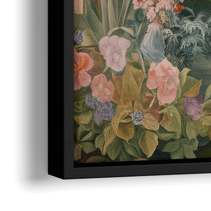 Fayetteville Botanical Gardens - Close-Up Black Frame Canvas