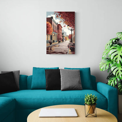 Ashland Historic Downtown - Canvas Wall Art Living Room